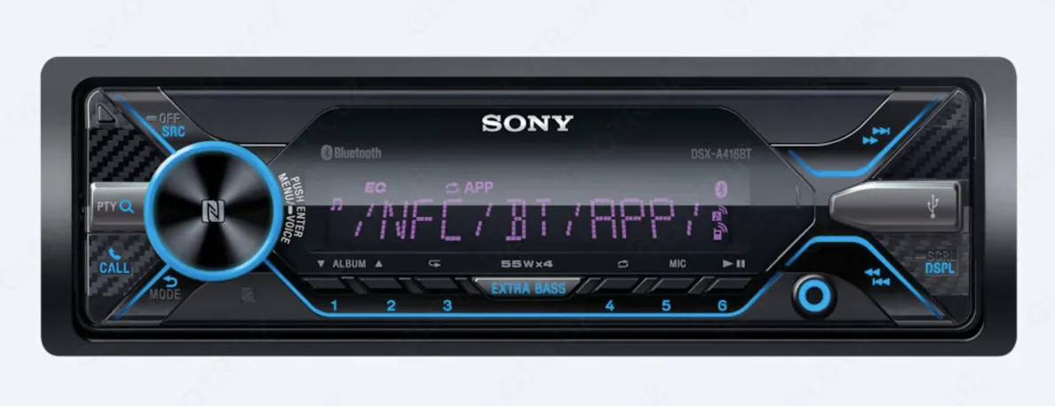 Автомобильный медиа-ресивер Sony DSX-A416BT с технологией BLUETOOTH®#1