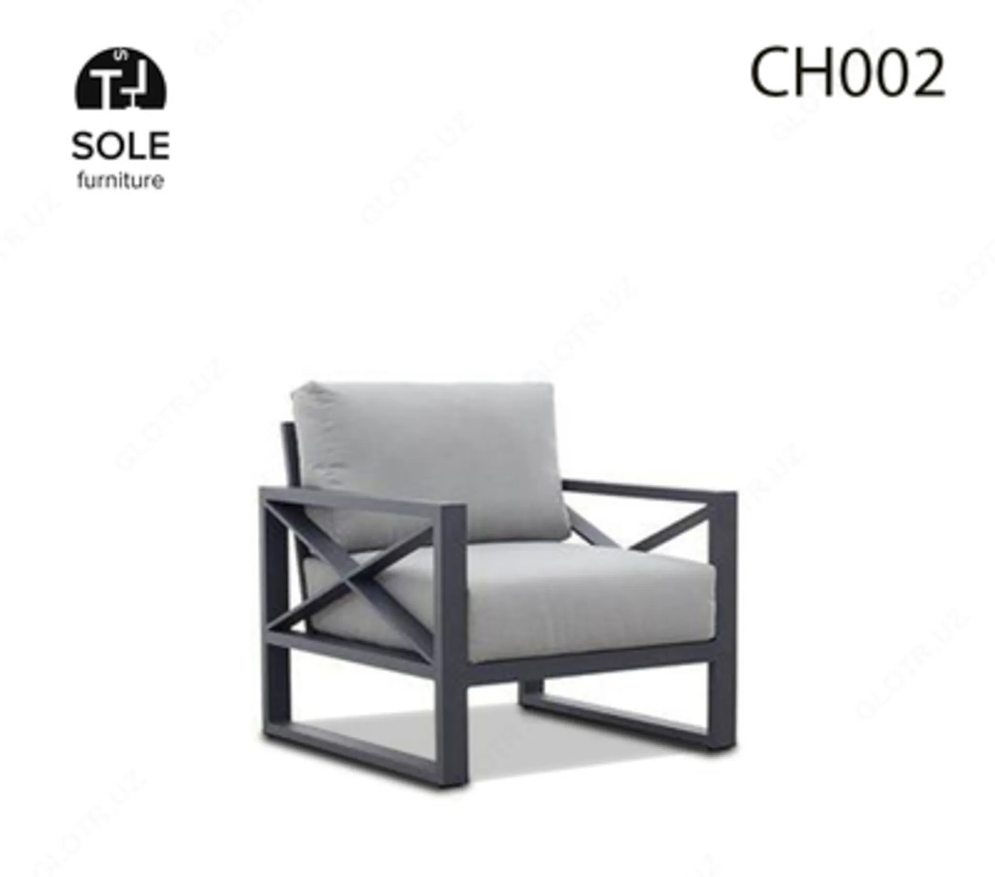 Кресло в стиле лофт "CH002"#1