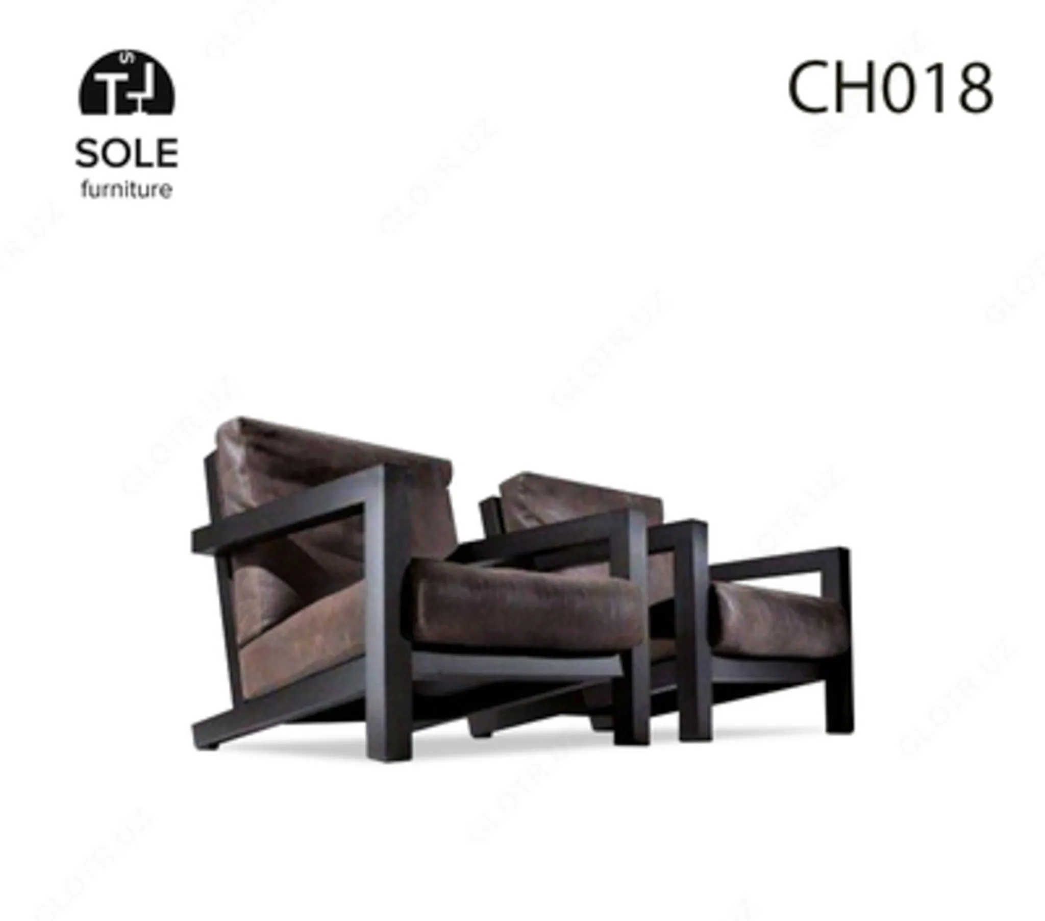 Кресло в стиле лофт "CH018"#1