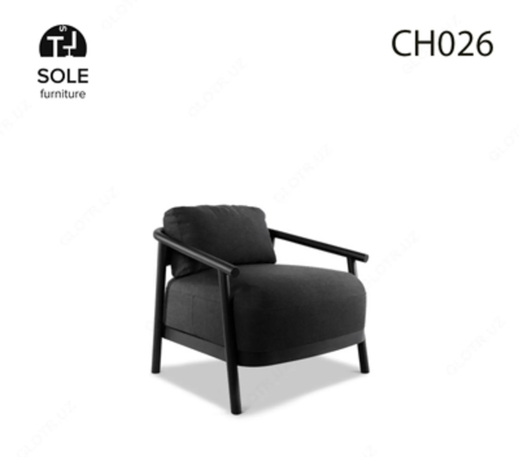 Кресло в стиле лофт "CH026"#1