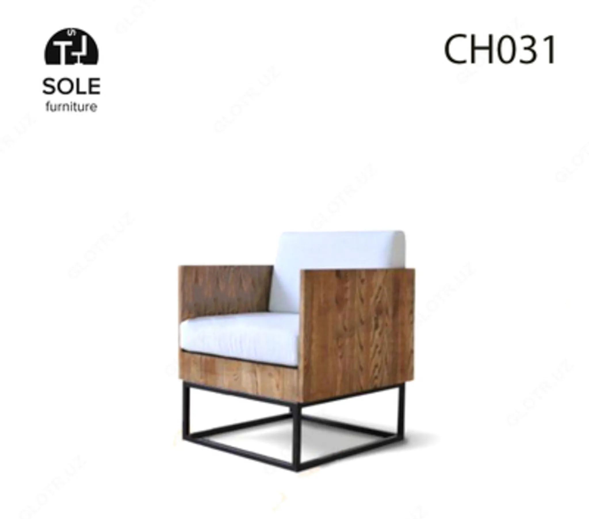 Кресло в стиле лофт "CH031"#1