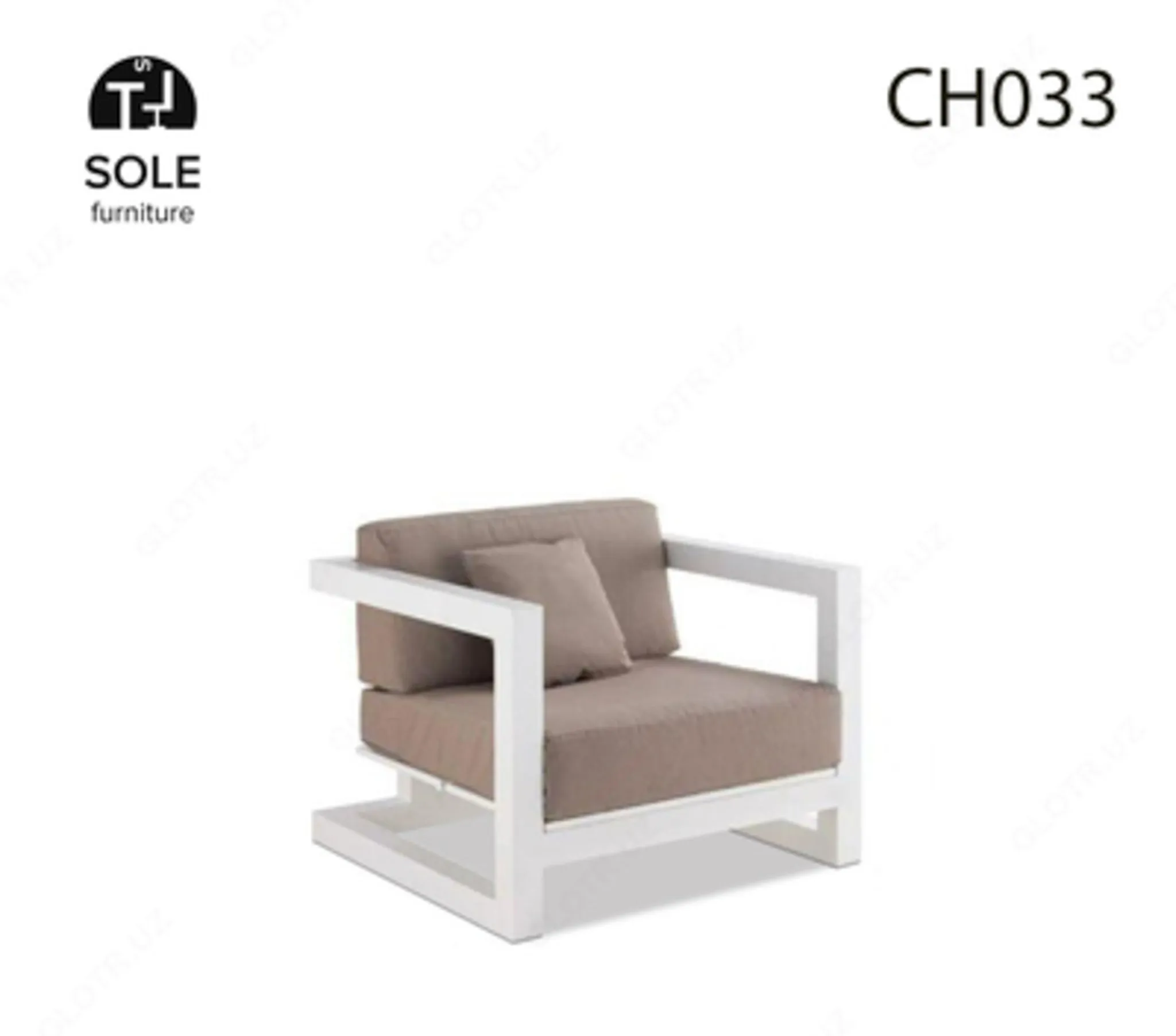 Кресло в стиле лофт "CH033"#1