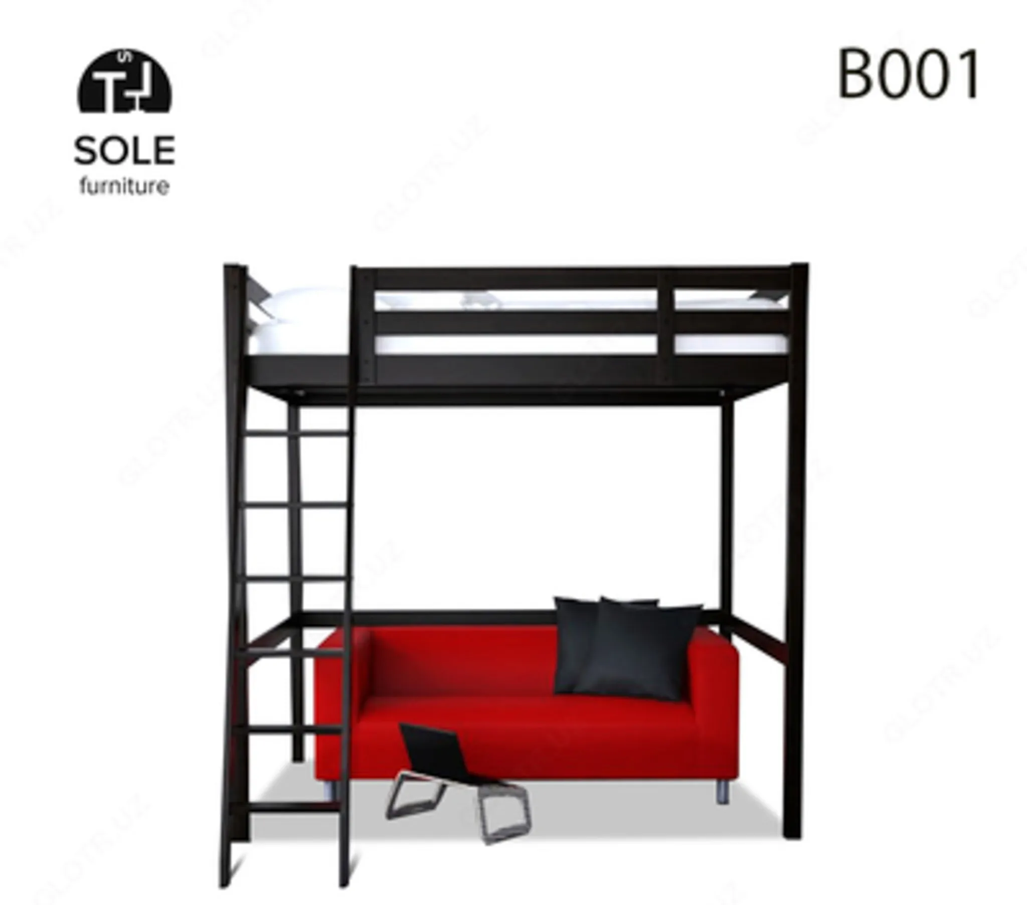 Кровать, модель "B001"#1