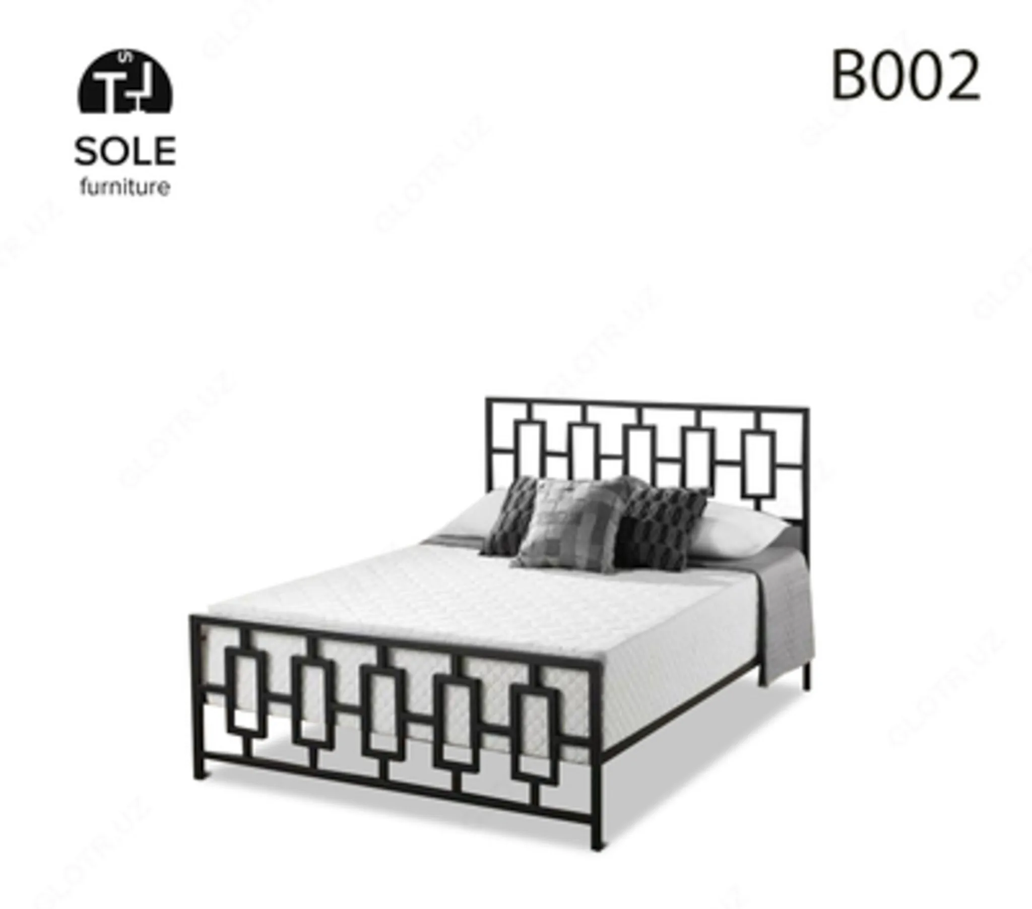 Кровать, модель "B002"#1