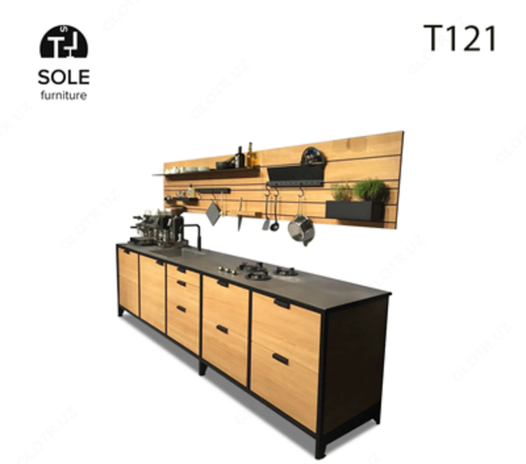 Кухонный гарнитур, модель "T121"#1