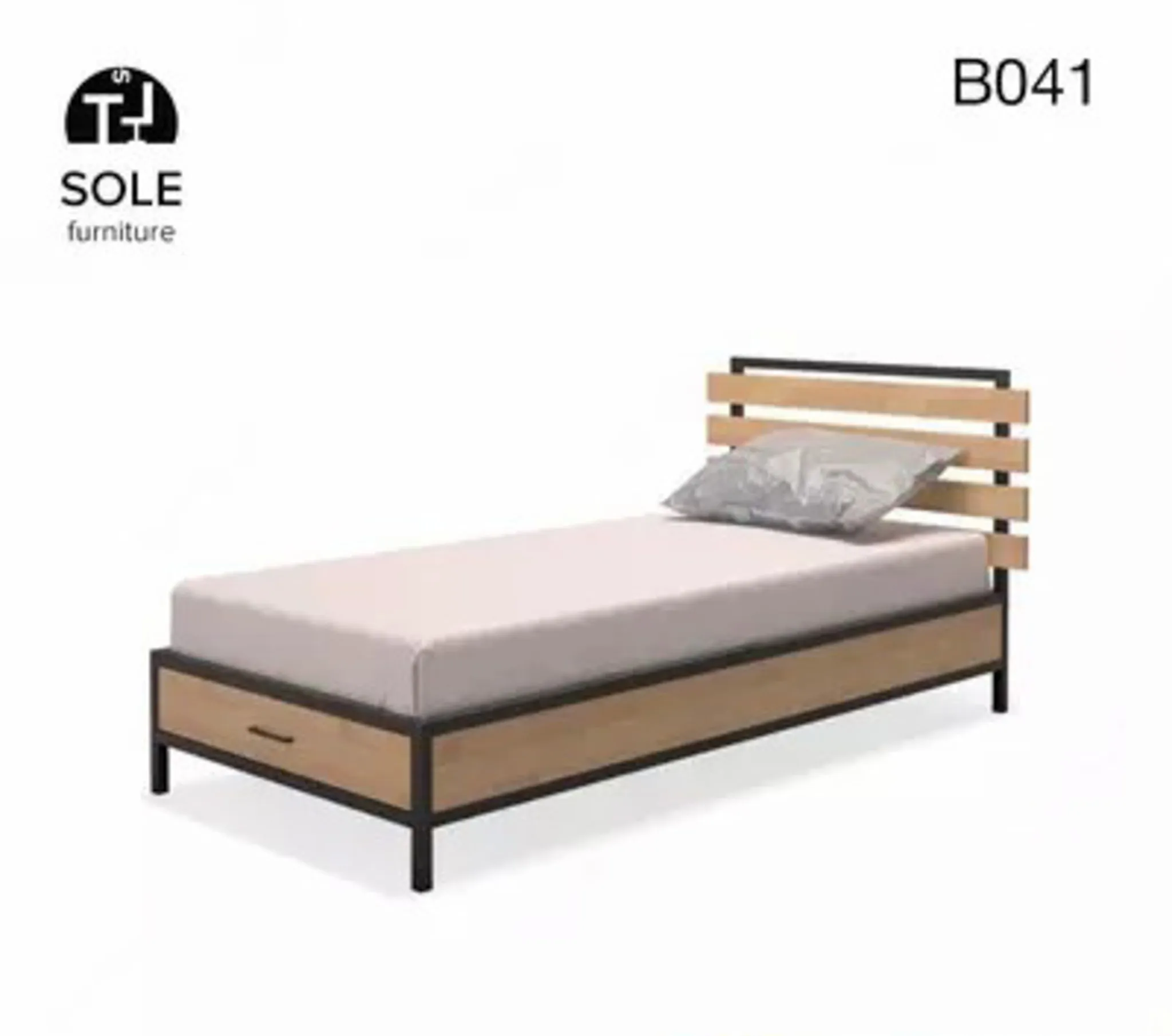 Односпальная кровать B041#1