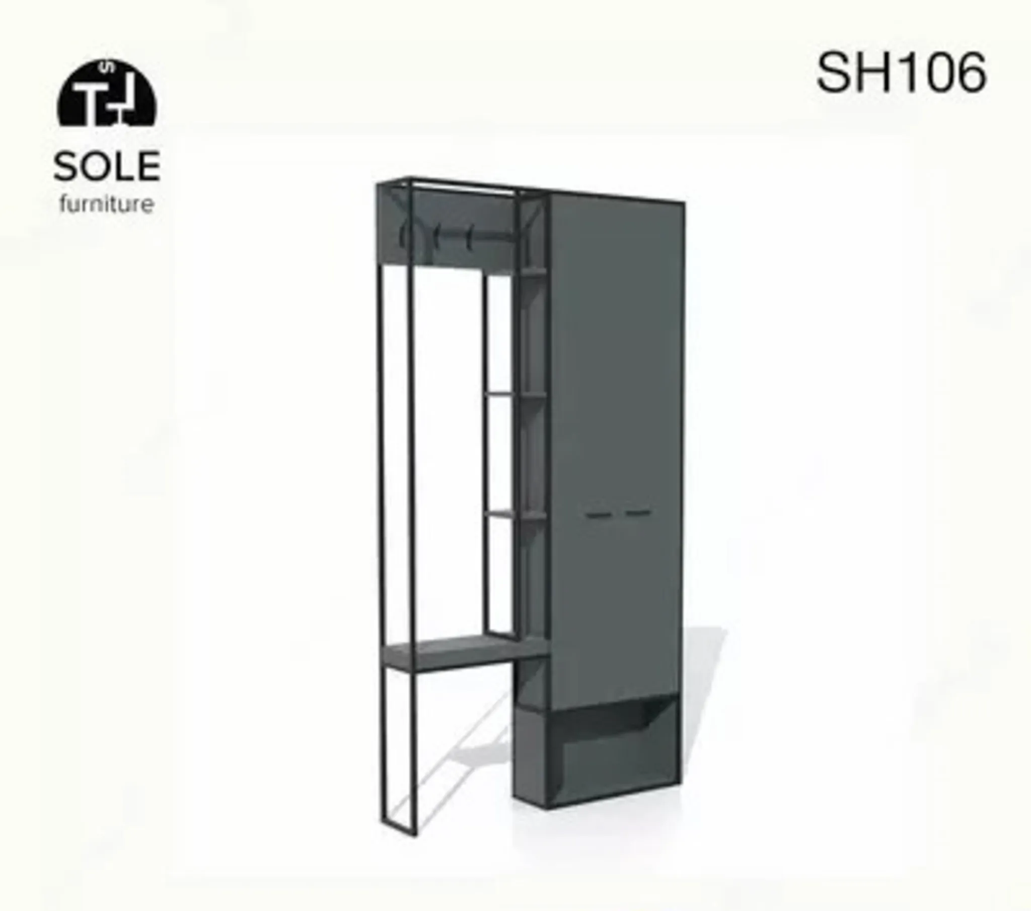 Шкаф в стиле Loft N4#1
