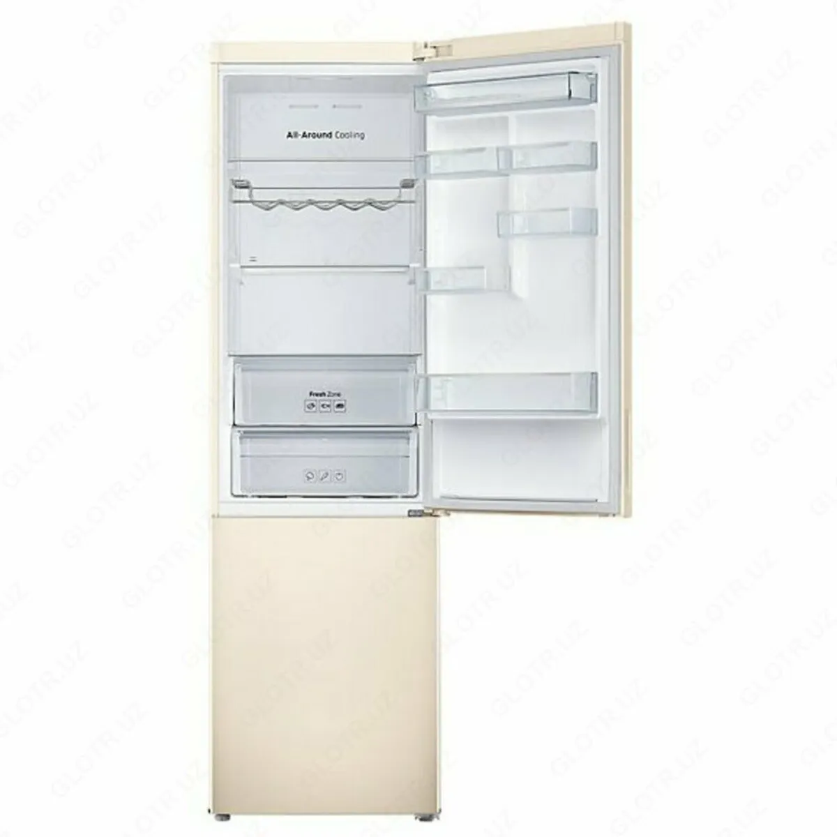 Холодильник Samsung  RB37J5461EF/WT, золотистый#2