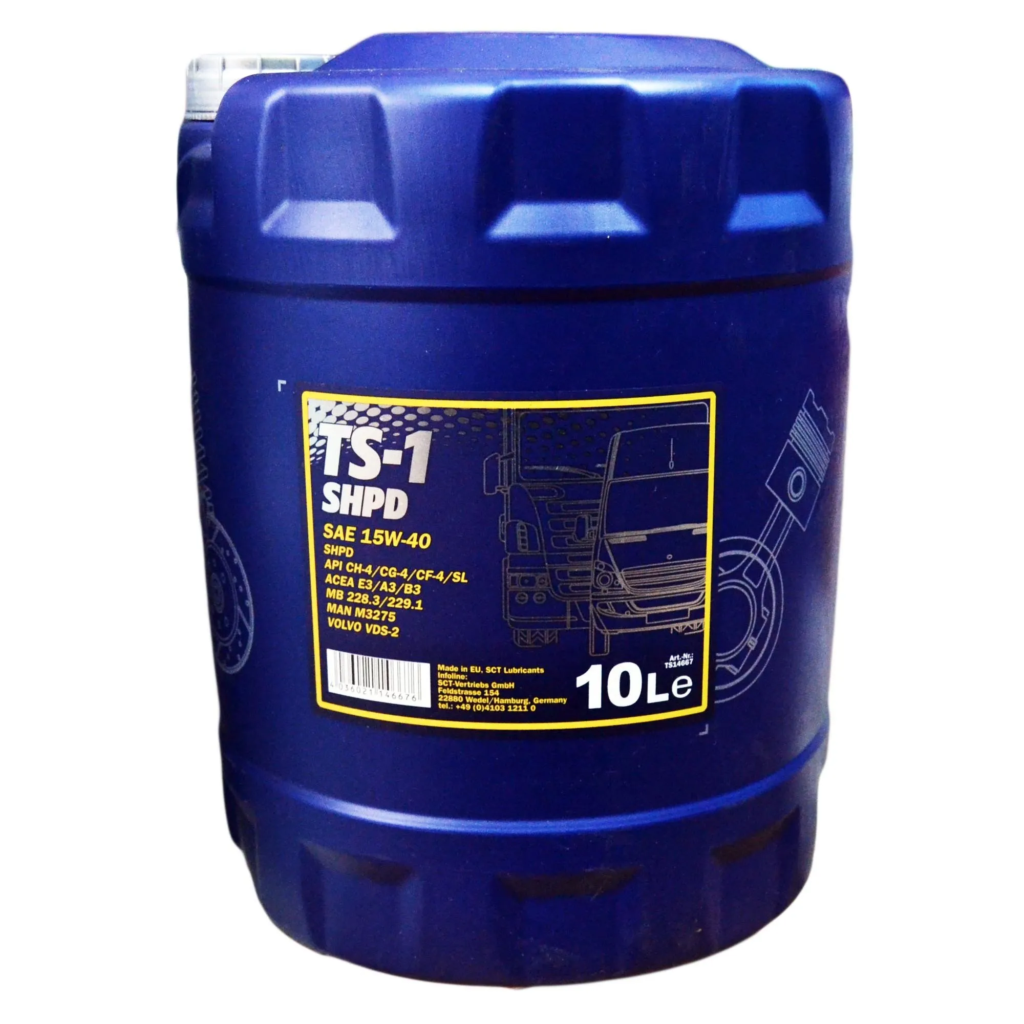Моторное масло Mannol TS-1  15w40 SHPD  API CH-4/CG-4/CF-4/SL   5 л#3