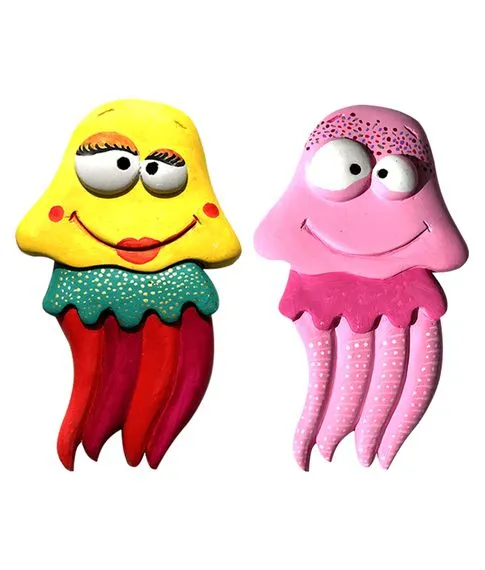 3D раскраска Twinkly медуза#1