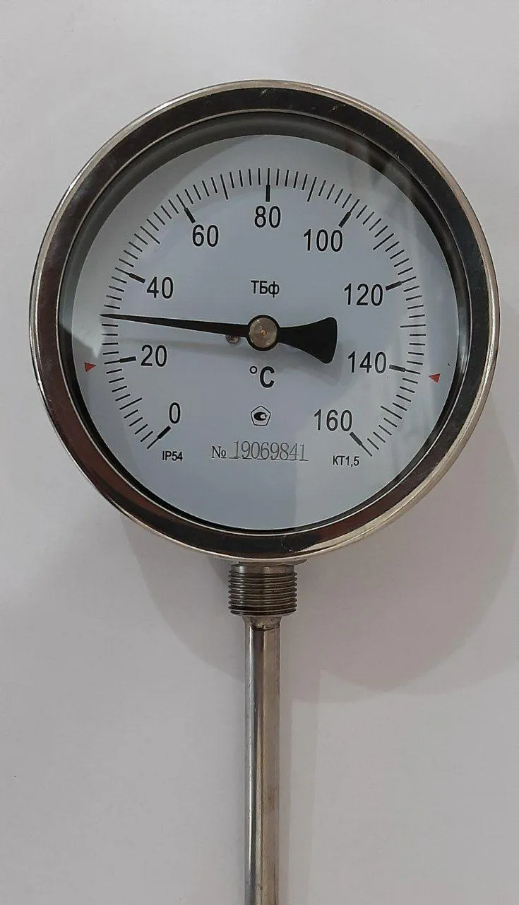 Биметаллический термометр ТБ-Ф от 0 до 160 С#1