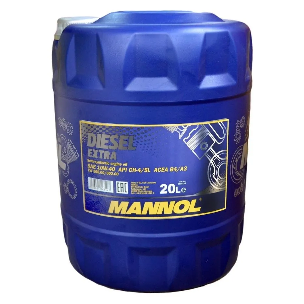Моторное масло Mannol DIESEL EXTRA 10w40  API CH-4/SL 10 л#4