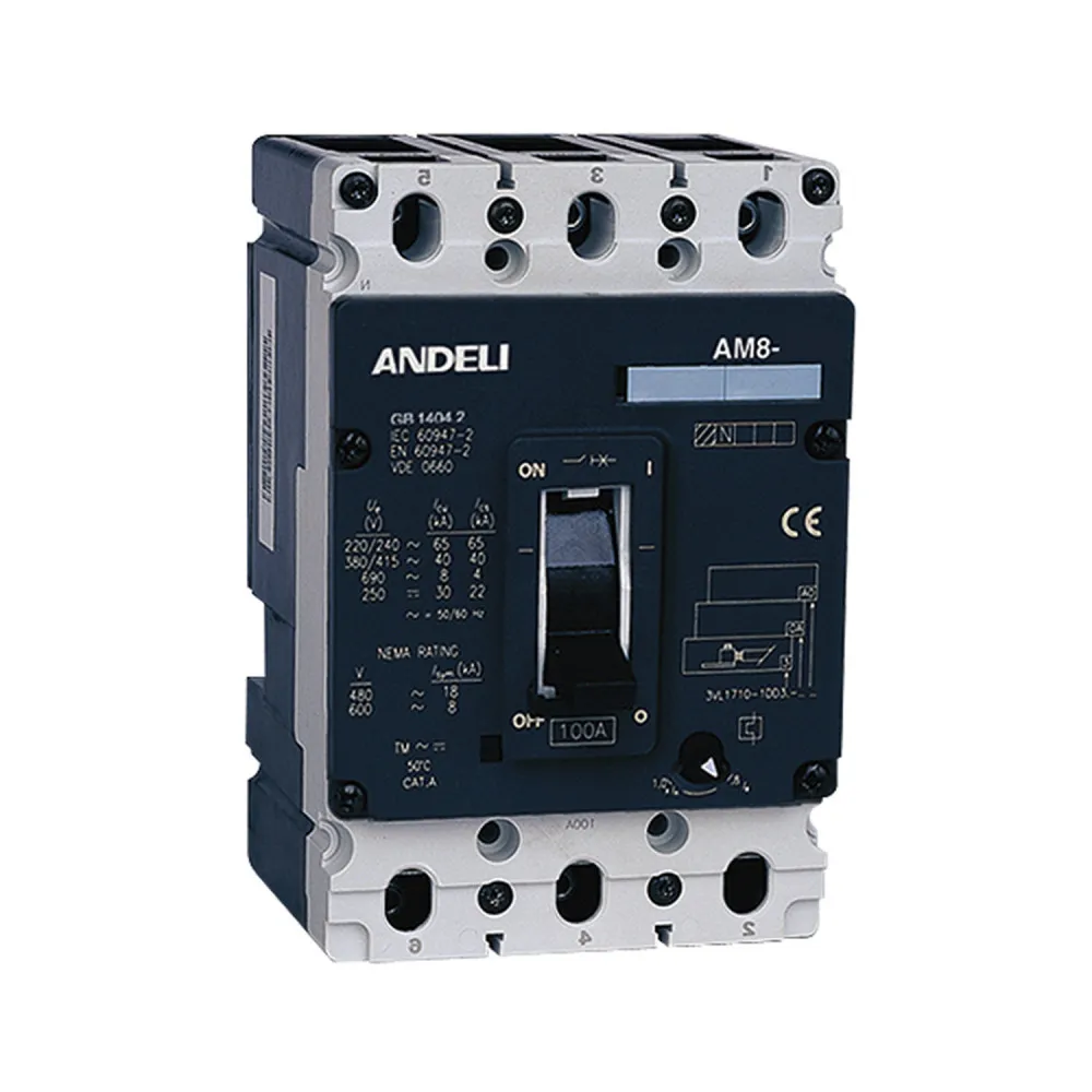 Автомат выключатель ANDELI AM8-160X 3P 100A#1