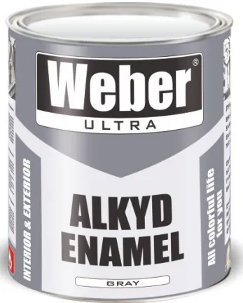 Эмаль ALKID ENAMEL GRAY (глянцевая) 2,7 кг#1