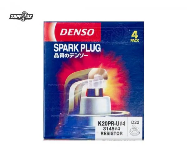 Свечи зажигания Denso K20PR-U 3145 Nexia DOHC Lacetti#1