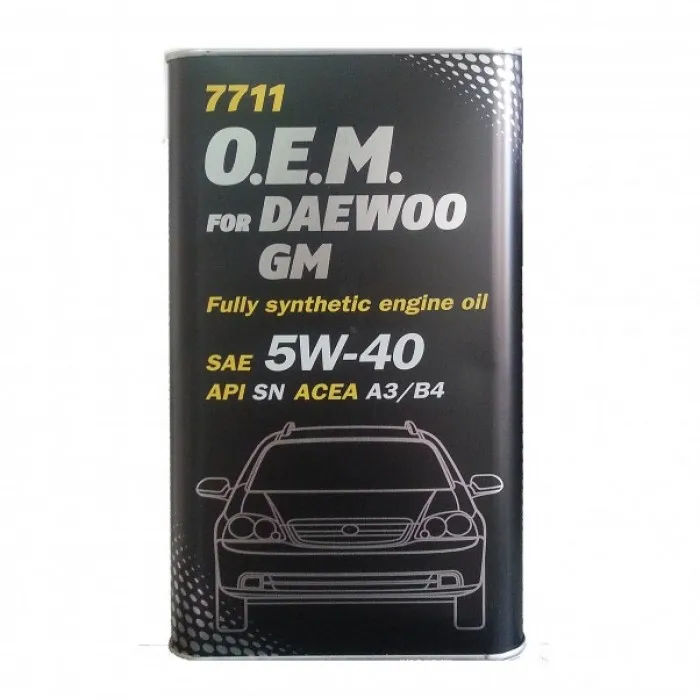 Моторное масло Mannol 7711 O.E.M.for Daewoo GM 5W-40  4л#2