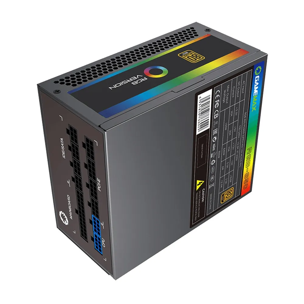Блок питания GameMax RGB850 850W Rainbow 80-PLUS Gold#4