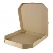 Коробка 40*40*4 см для пиццы со скошенными углами без печати#1