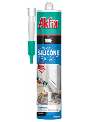 Cиликоновый герметик Akfix 100E silicone 280 ml#1