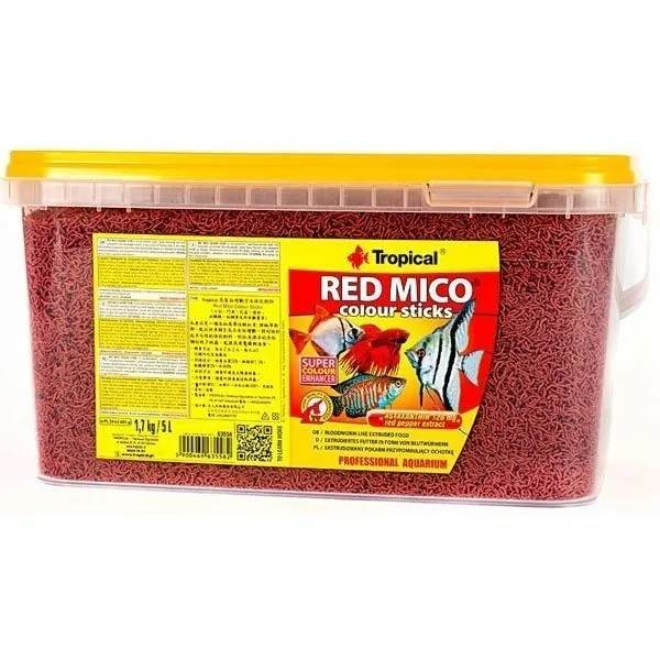 Корм для аквариумных рыб red mico colour sticks#1