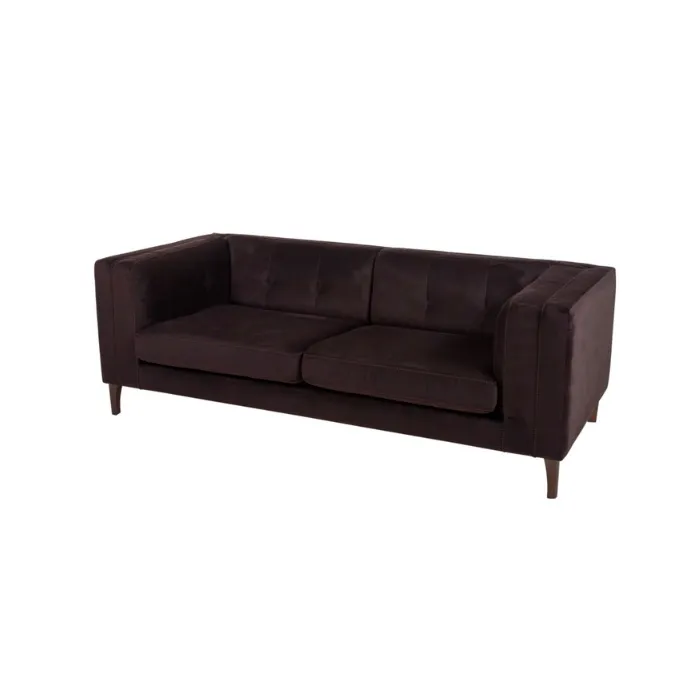 Двухместный диван Sunget, темно-коричневый#3