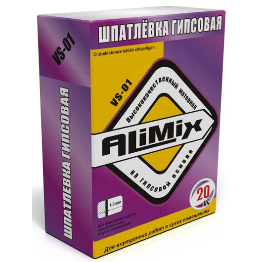 Шпатлевка гипсовая финишная «AliMix» VS-01#1