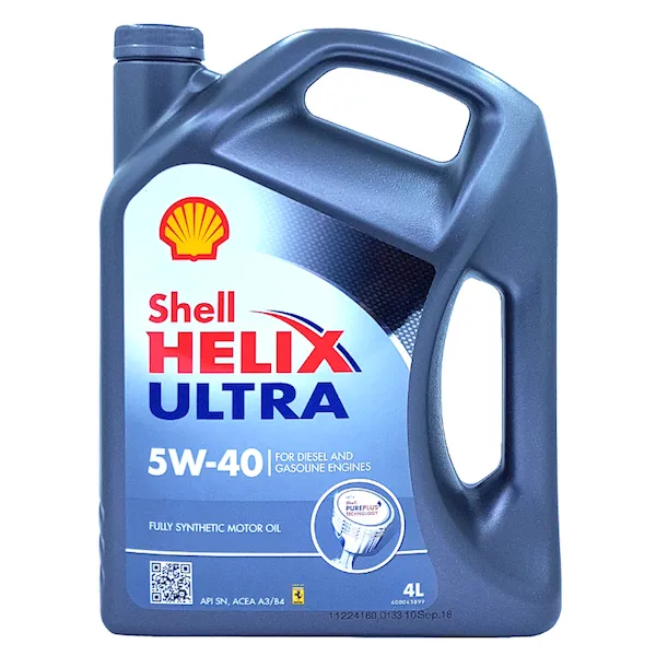 Моторное масло SHELL ULTRA 5W40 4L#1