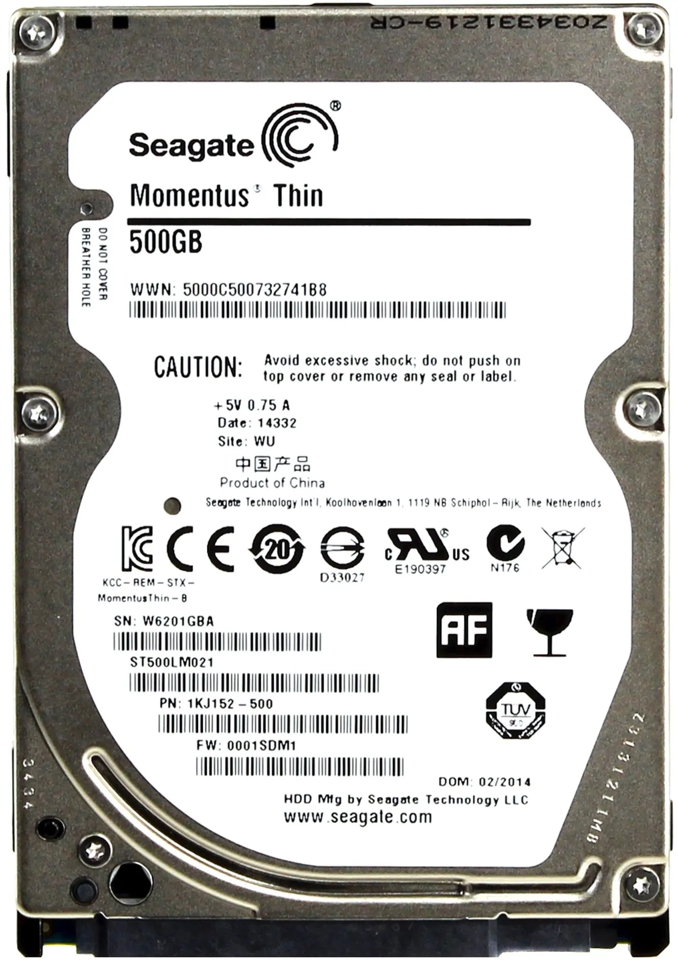HDD 500GB Seagate 2,5" (Ноутбучный)#1