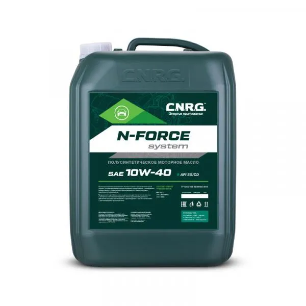 C.N.R.G. N-FORCE SYSTEM 10W40 SG/CD моторное масло (20)#1