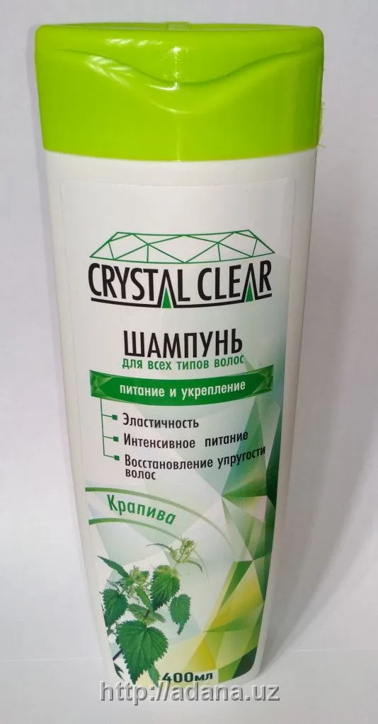 Шампунь "Crystal Clear" крапива  400 ml#1