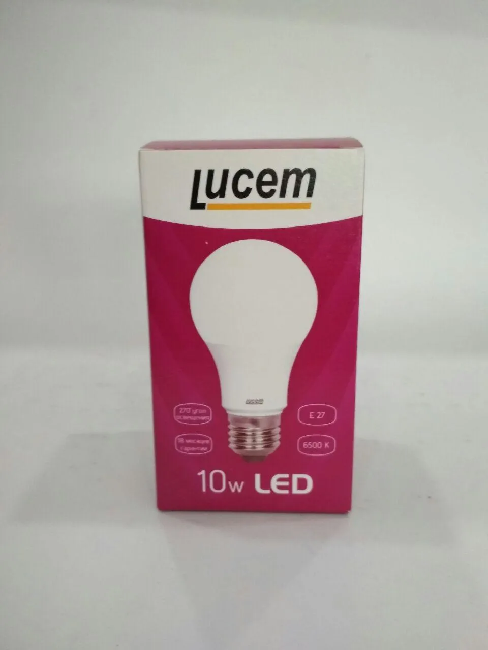 Светодиодная лампа LED Econom A60-M 1 E27 6000K ELT#3