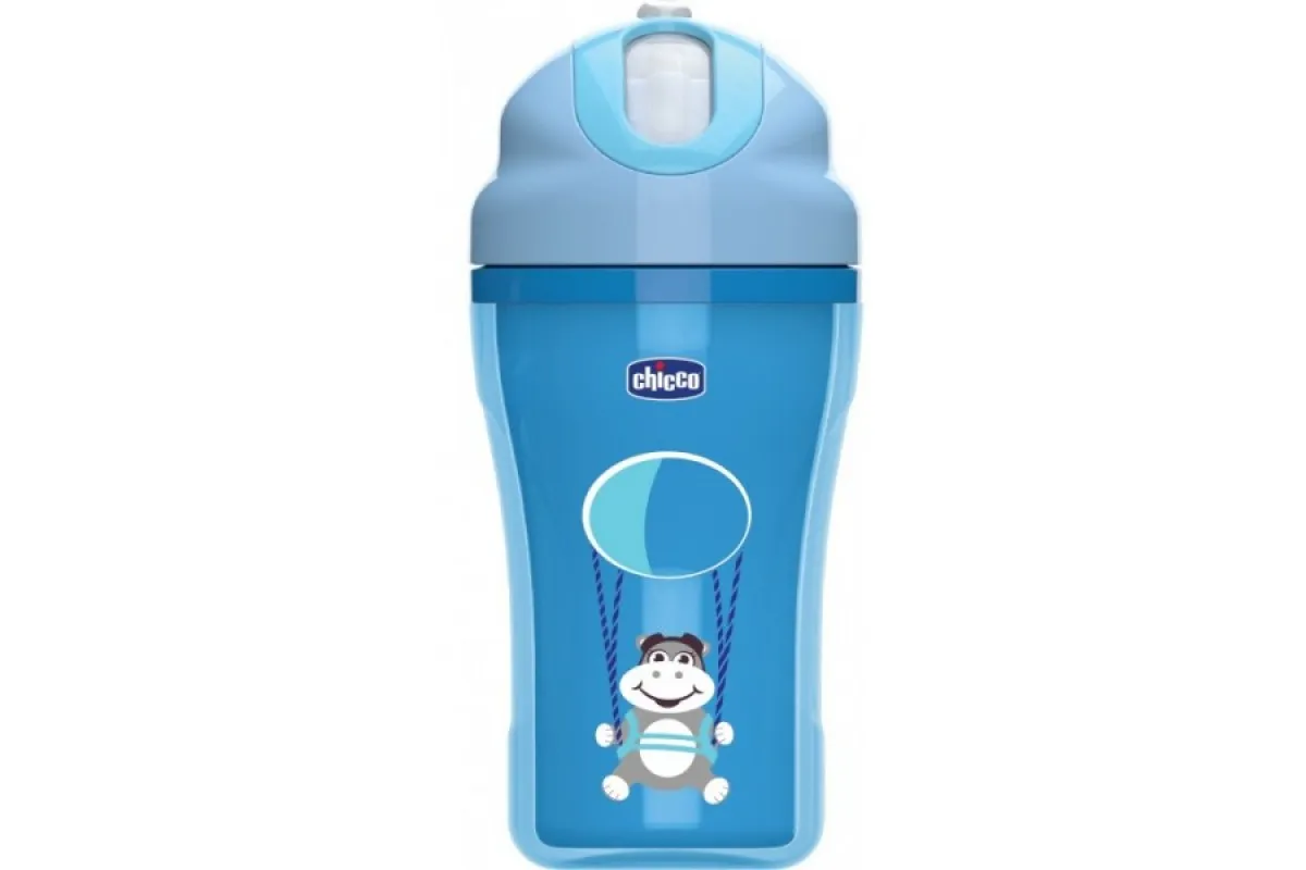 Пластиковая детская чашка 18М+, роз/синий CH086#1
