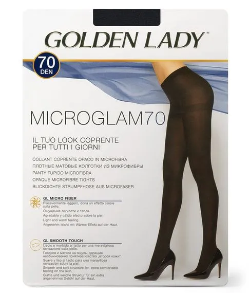 Колготки Golden Lady Micro Glam  Nero (черные), 70 ден#1