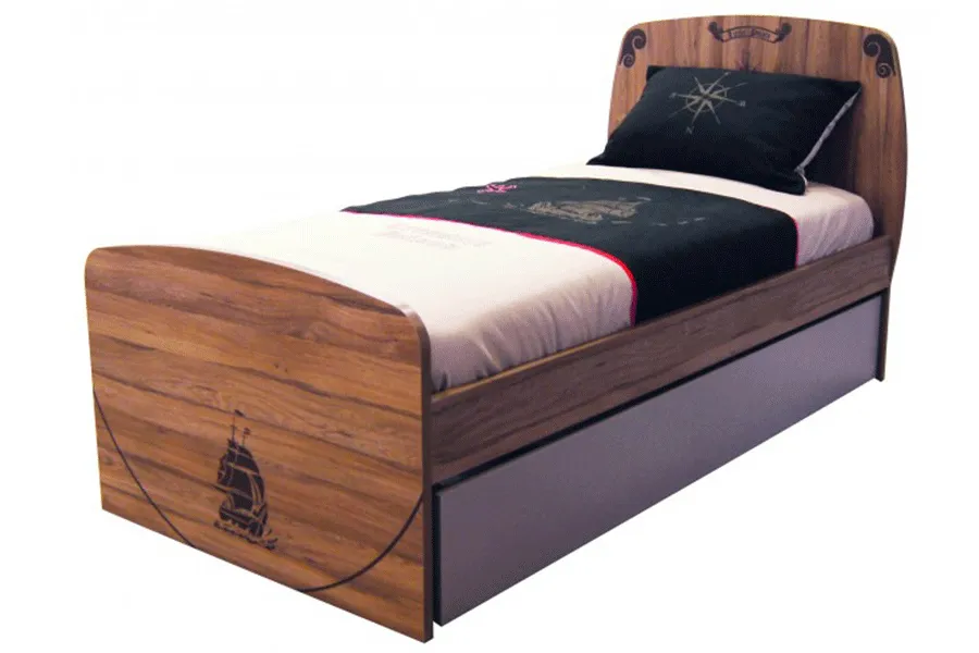 Кровать «Пират» с выдвижным ящиком#1