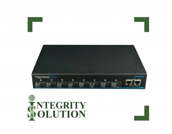 Utepo Коммутатор UOF3-SW08-AS20KM 8-оптических портов 100Мбит  + 2 порта Gigabit LAN Integrity Solution#1