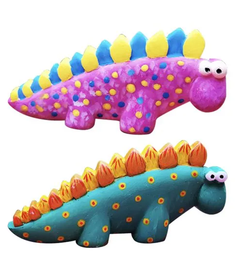 3D раскраска Twinkly Стегозавр#1