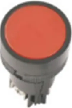 Кнопка ABLFS-22 красный d22мм неон/240В 1з+1р  IEK#1