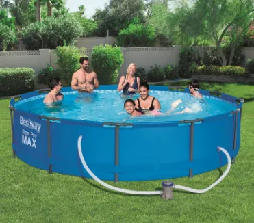 Каркасный бассейн круглый 366х76 см с фильтр-насосом, Bestway 56416#1