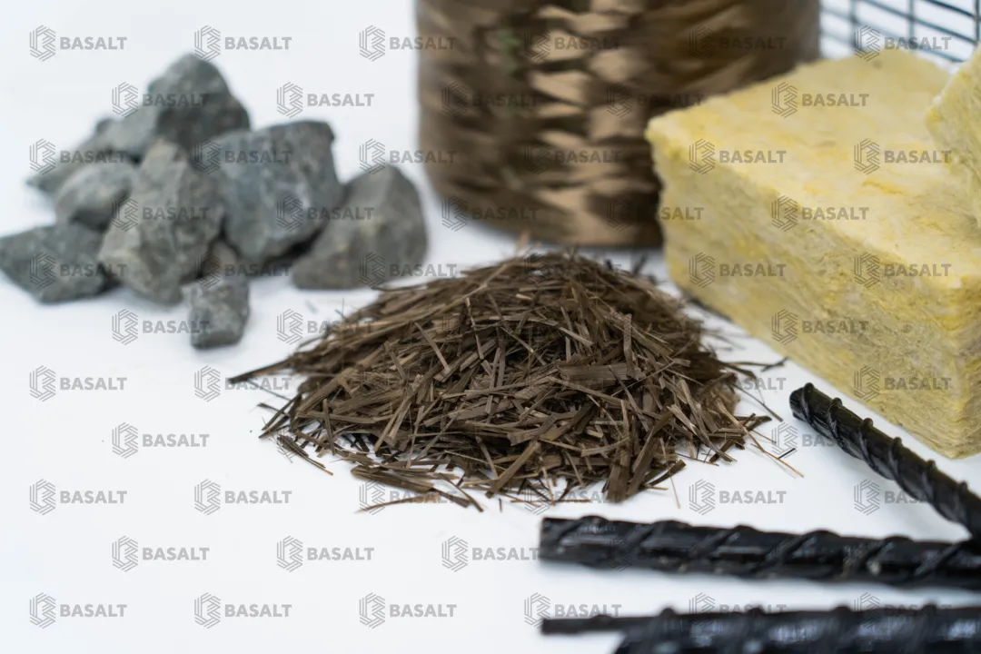 Tug'ralgan bazalt tolasi (bazalt tolasi) tolasi uzunligi - 3-6 mm#1