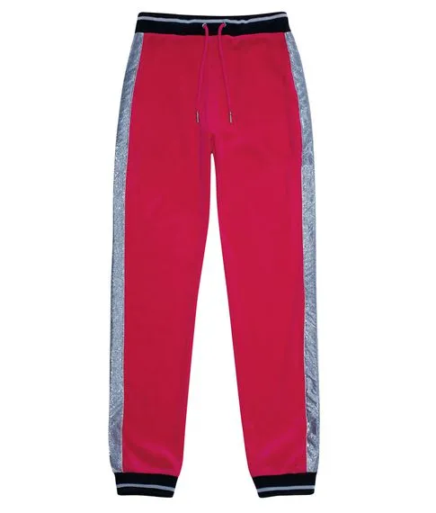 Велюровые брюки CHINZARI с лампасами#1