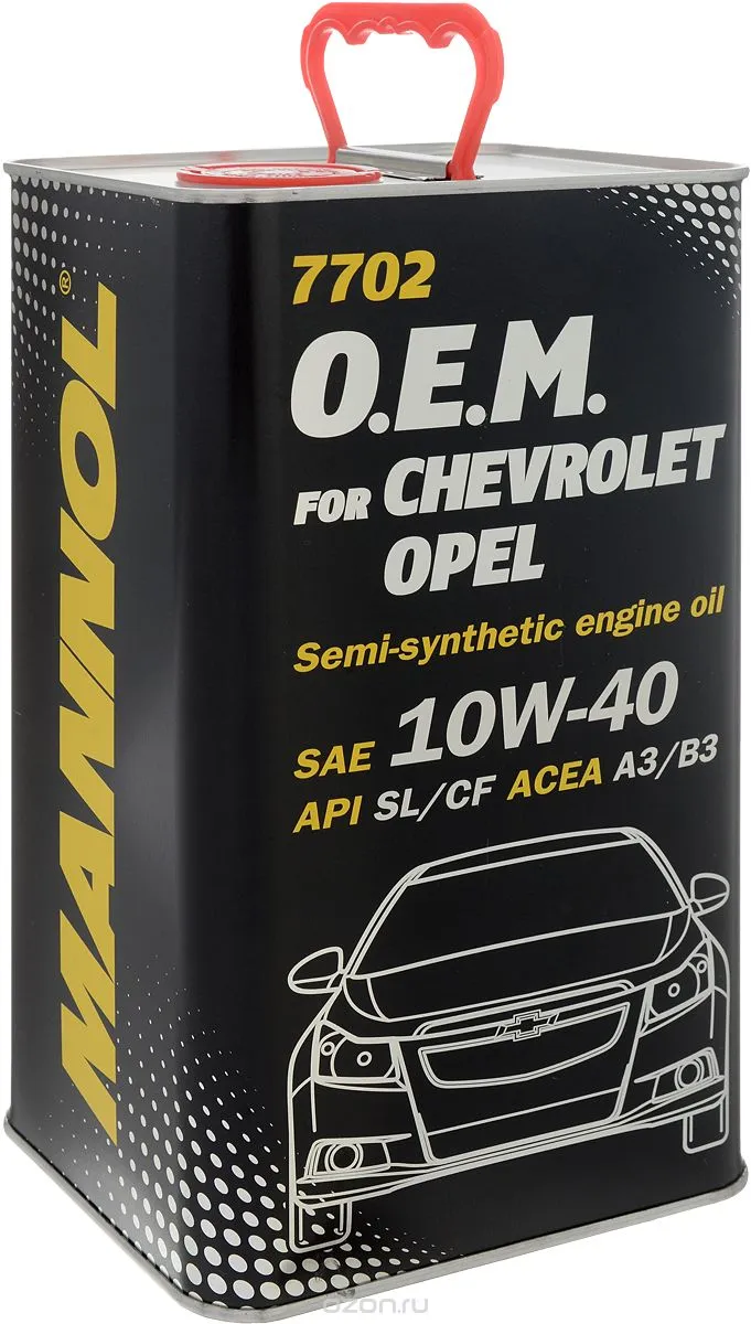 Моторное масло Mannol 7702 O.E.M. for Chevrolet Opel 10W-40 API  SL/CF  4л#2