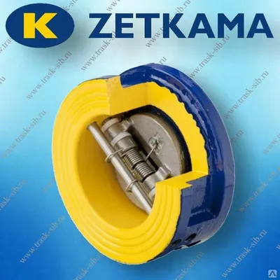 Zetkama 2-хстворчатый обратный клапан, DN 100, PN 16, JL 1040#1
