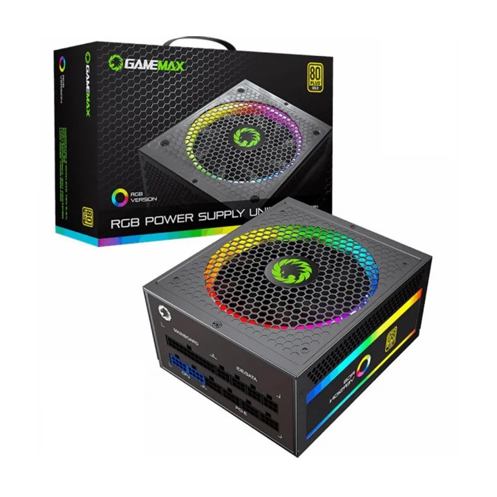 Блок питания GameMax RGB750 Rainbow 750W 80-PLUS Gold#2