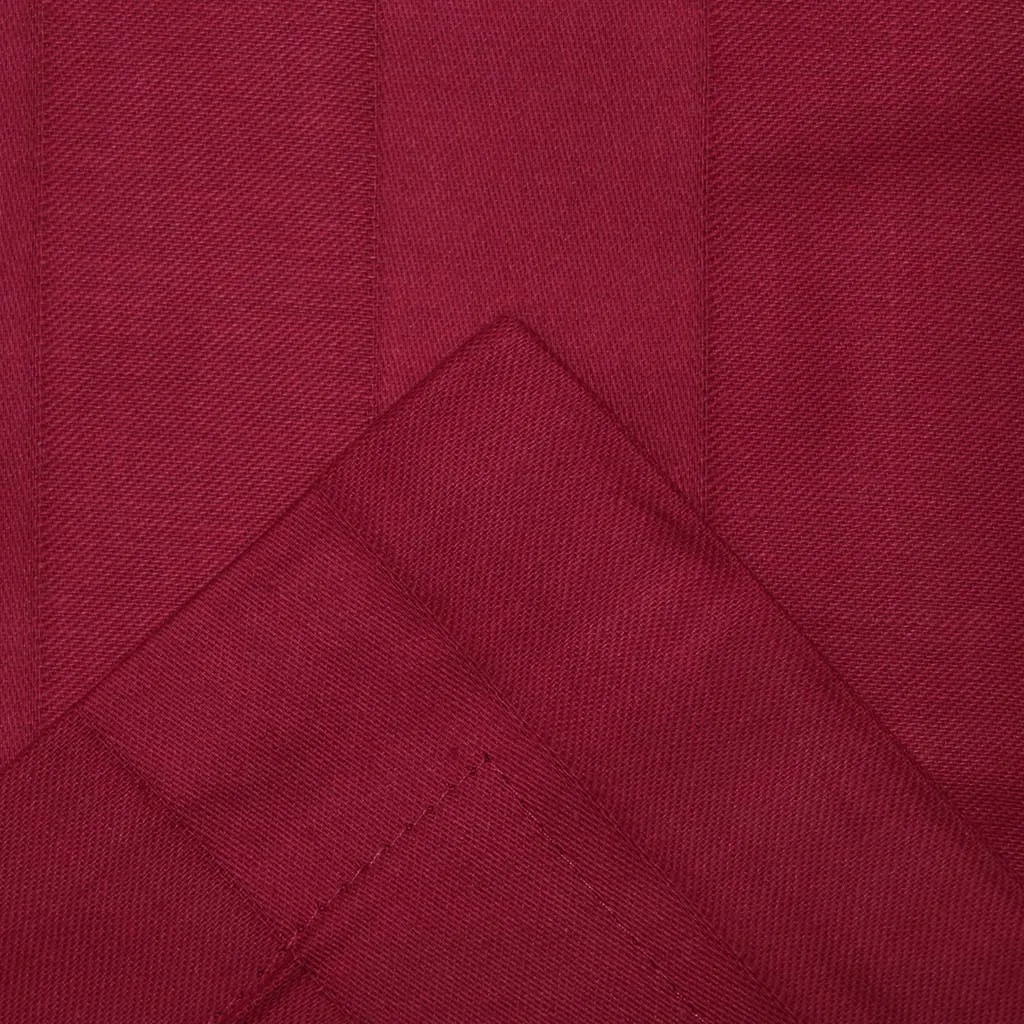Комплект постельного белья, страйп-сатин, бордовый#4