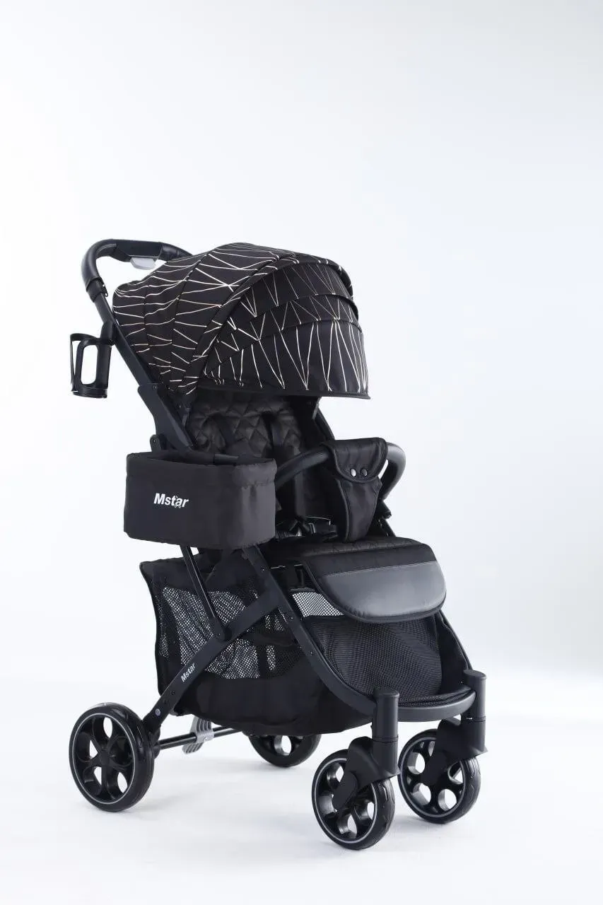 Легкая складная портативная детская коляска m301 grey#1