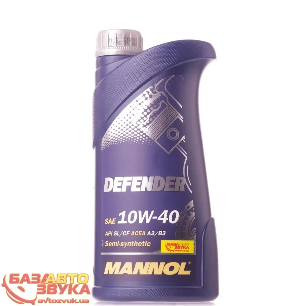 Моторное масло Mannol STAHLSYNT DEFENDER 10w40   API SL/CF 1л#5