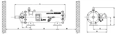 Автоматические сетчатые фильтры воды AZUD LUXON MFH 12000 M/12#3