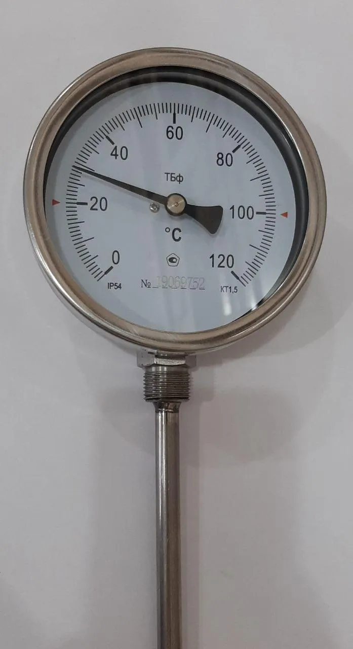 Биметаллический термометр ТБ-Ф от 0 до 120 С#1