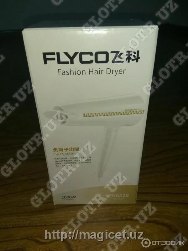 Электрический фен для волос  Flyco FH-6228#2