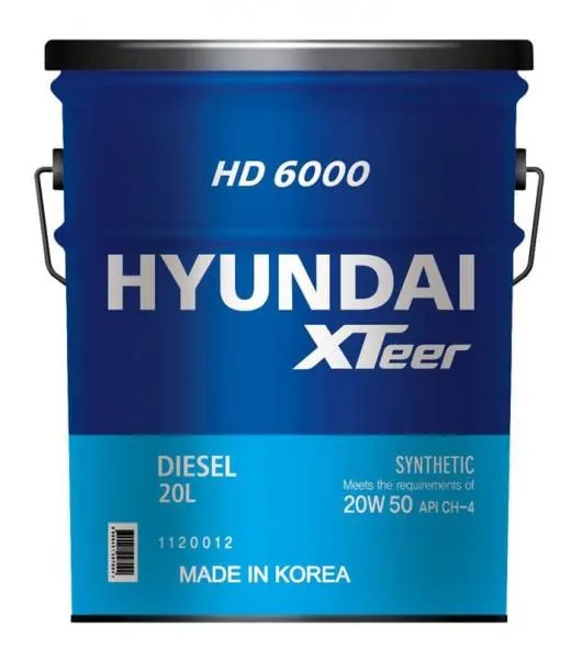 Моторное масло Hyundai Xteer HD 6000 20w-50#1